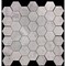 Apollo Tile 2 in. Honed Carrara Hexagon 4.83 sq.ft 11.8 in. x11.8 in. Marble Mosaic Tile, 5PK APLKB99G03HEC27 - alternate 1